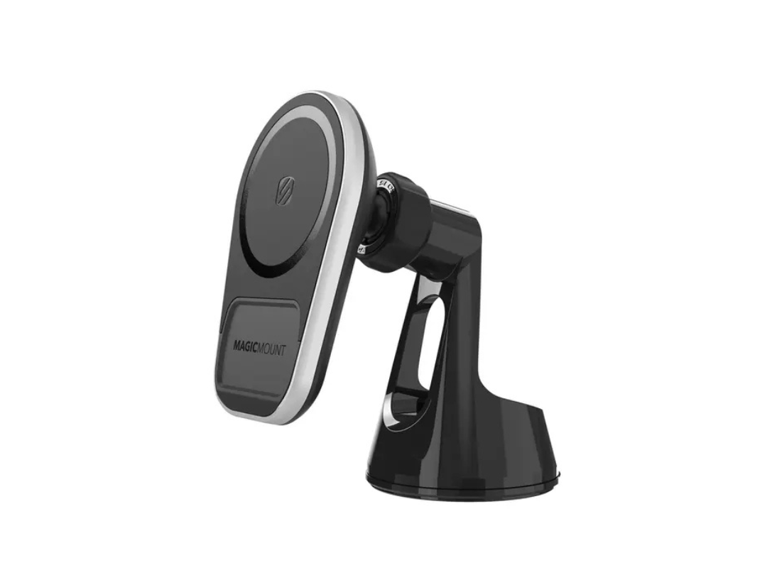 SCOSCHE MagicMount Pro Charge5 Wireless Car Charger MagSafe Compatible SCOSCHE MagicMount Pro Charge5 Wireless Car Charger MagSafe Compatible